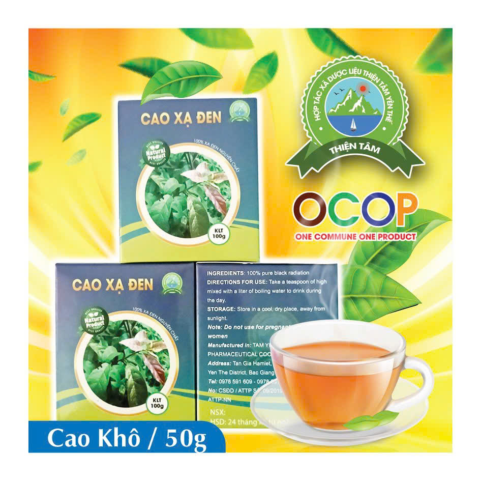 1 HỘP CAO XẠ ĐEN / cao khô /50g