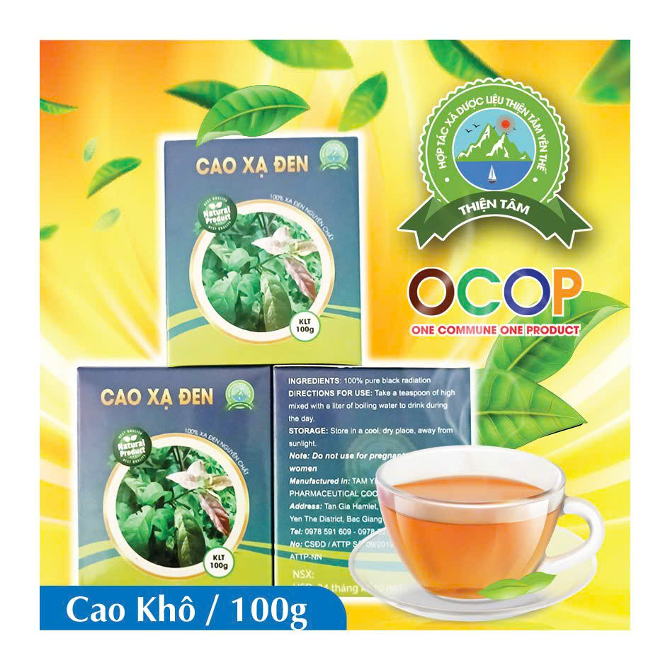 1 HỘP CAO XẠ ĐEN / cao khô loại 100g