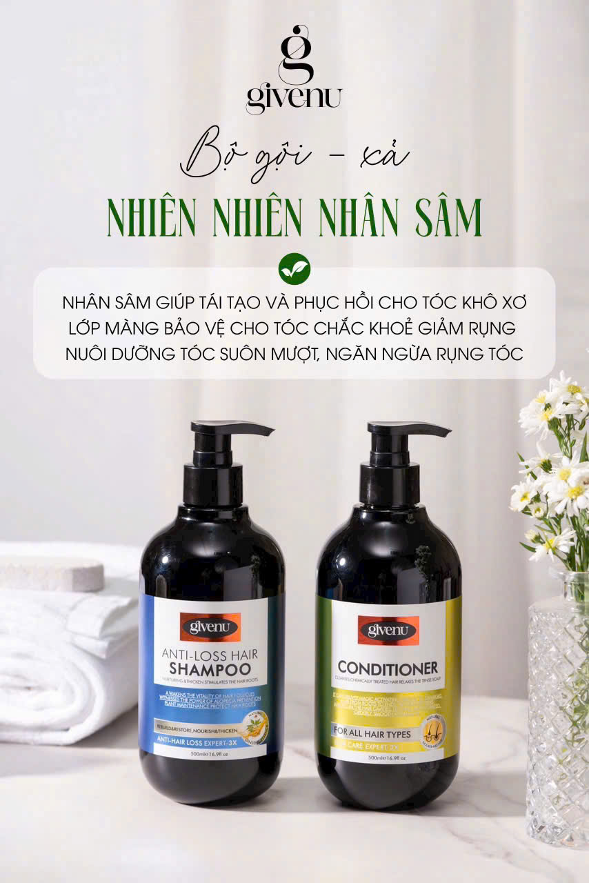 BỘ DẦU GỘI XẢ NHIÊN NHIÊN NHÂN SÂM